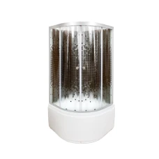Душевая кабина Deto L 810 N BLACK без крыши с гидромассажем 100x100